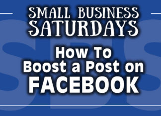 Small Business Saturdays: How To Boost a Facebook Post