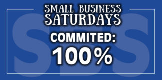 Small Business Saturdays: Commited: 100%
