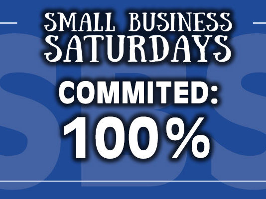 Small Business Saturdays: Commited: 100% Small Business Saturdays: Commited: 100%