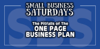 Small Business Saturdays: Pitfalls of a One Page Business Plan...